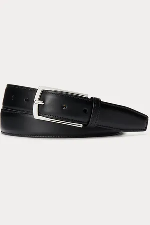 Ralph Lauren Cinturón de piel de becerro