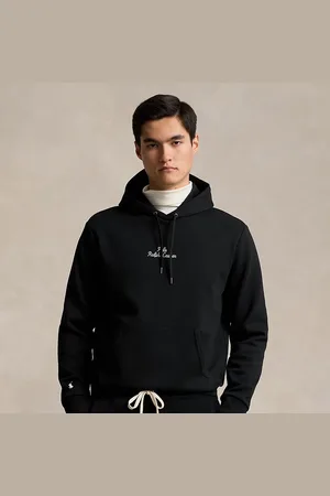 Ralph Lauren Sudadera de punto doble con capucha