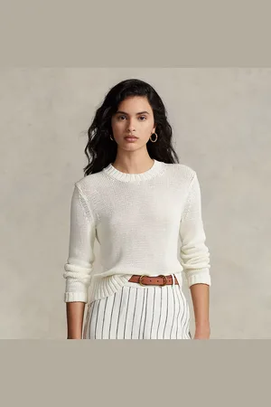 Ralph Lauren Jersey de algodón con cuello redondo