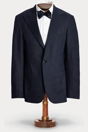Ralph Lauren Chaqueta vaquera de esmoquin en índigo