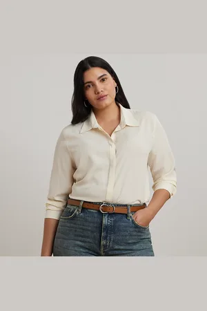Ralph Lauren Tallas Grandes - Camisa de crepé