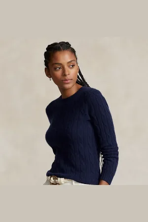 Ralph Lauren Jersey de cachemira en punto de ochos