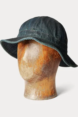 Ralph Lauren Sombrero de pescador denim en índigo