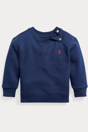 Ralph Lauren Sudadera de felpa con cuello redondo
