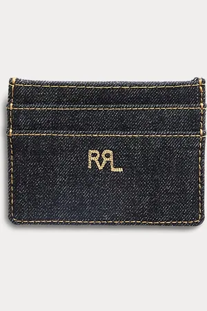 Ralph Lauren Tarjetero de denim en índigo