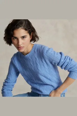 Ralph Lauren Jersey de cachemira en punto de ochos
