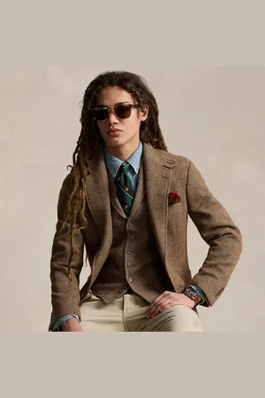 Ralph Lauren Chaleco de lana en espiga