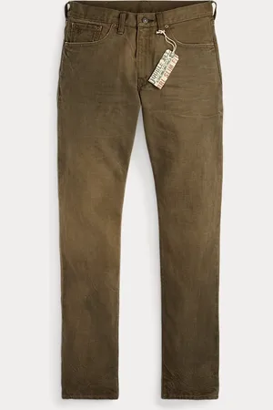 Ralph Lauren Jeans Slim Fit desgastados en marrón