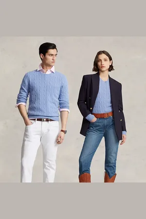 Ralph Lauren Jersey de cachemira en punto de ochos