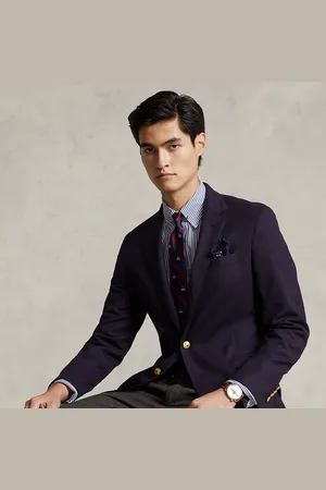 Ralph Lauren Blazer de antelina de dos botones