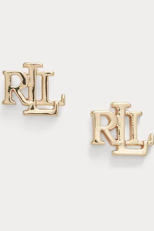 Ralph Lauren Pendientes de botón con logotipo