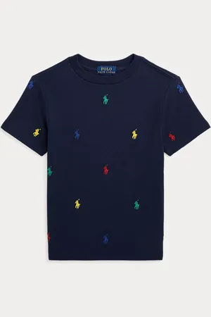 Ralph Lauren Camiseta de piqué de algodón con caballo
