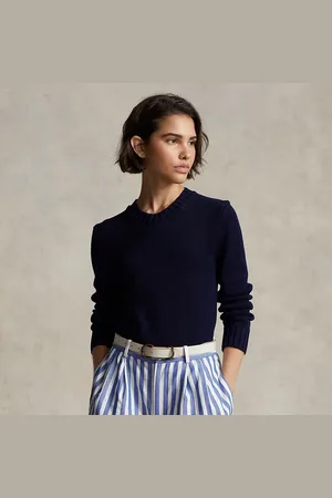 Ralph Lauren Jersey de algodón con cuello redondo