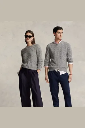 Ralph Lauren Jersey de cachemira en punto de ochos