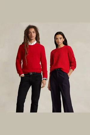 Ralph Lauren Jersey de cachemira en punto de ochos