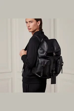 Ralph Lauren Mochila de piel de becerro