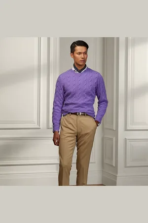 Ralph Lauren Pantalón Gregory de lana hecho a mano