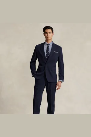 Ralph Lauren Pantalón de traje de sarga elástica
