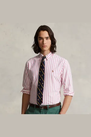 Ralph Lauren Camisa oxford de rayas Custom Fit