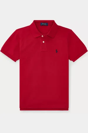 Ralph Lauren Polo de piqué de algodón Slim Fit