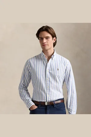 Ralph Lauren Camisa oxford con rayas Slim Fit