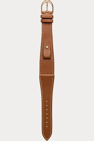 Ralph Lauren Correa de reloj mediana de piel