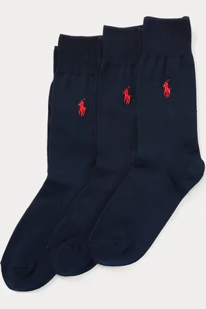 Ralph Lauren Tres pares de calcetines extralargos