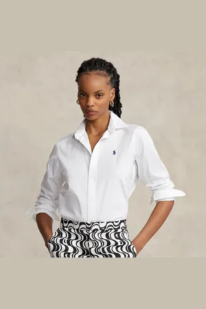 Ralph Lauren Camisa de algodón Slim Fit