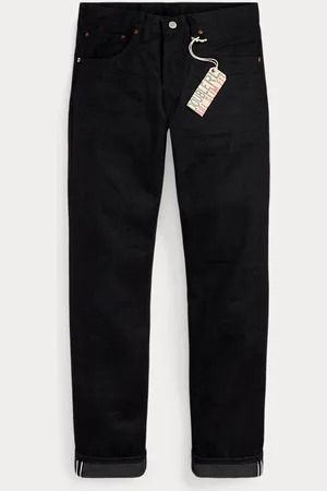 Ralph Lauren Jeans negros Slim Fit con orillo