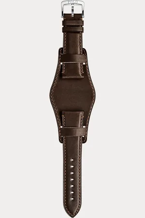 Ralph Lauren Correa de reloj de piel de becerro