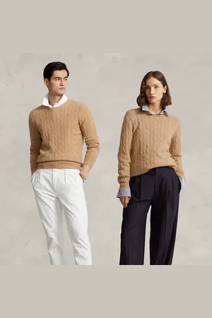 Ralph Lauren Jersey de cachemira en punto de ochos