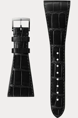 Ralph Lauren Correa de reloj RL867 de 32 mm de caimán