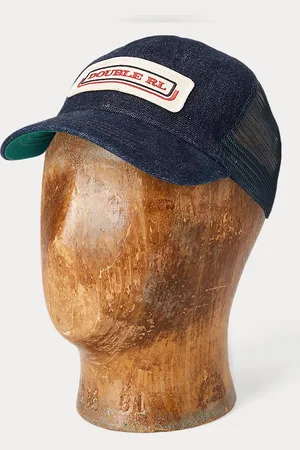Ralph Lauren Gorra trucker denim con parche