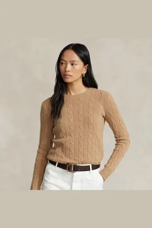 Ralph Lauren Jersey de cachemira en punto de ochos