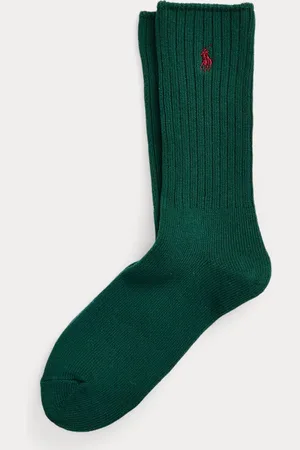 Ralph Lauren Calcetines de media caña con algodón