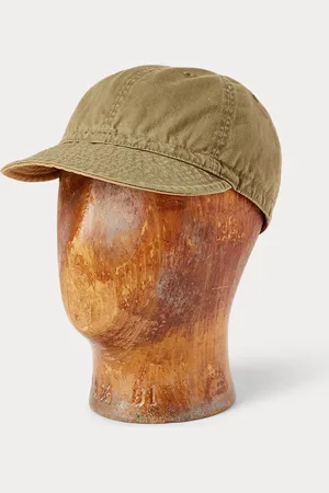 Ralph Lauren Gorra de sarga en espiga de estilo naval