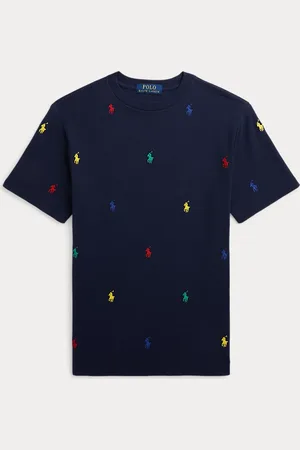 Ralph Lauren Camiseta de piqué de algodón con caballo