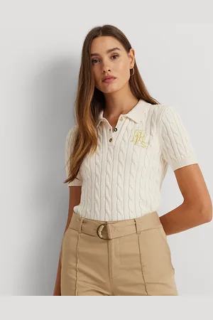 Ralph Lauren Jersey polo de algodón en punto de ochos