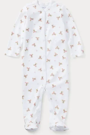 Ralph Lauren Pelele de algodón con el osito de Polo