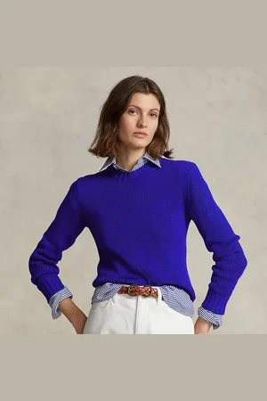 Ralph Lauren Jersey de algodón con cuello redondo