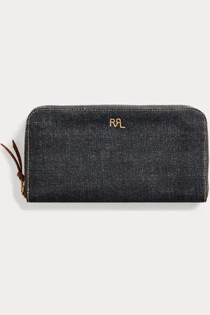 Ralph Lauren Cartera de viaje denim en índigo