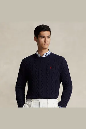 Ralph Lauren Jersey de algodón en punto de ochos