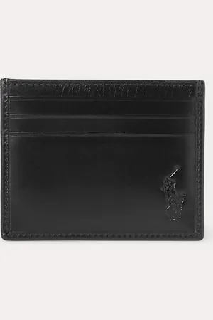 Ralph Lauren Tarjetero de piel con caballo