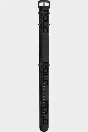 Ralph Lauren Correa de cuero para reloj deportivo