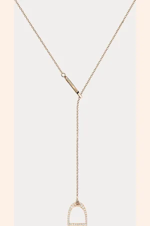 Ralph Lauren Collar de lazo con estribo pavé