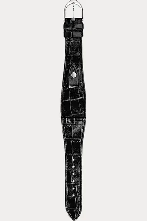 Ralph Lauren Correa de reloj mediana de piel