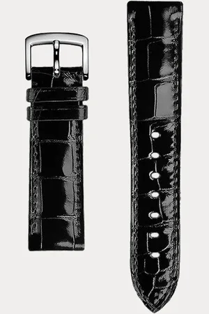 Ralph Lauren Correa de reloj de piel de caimán