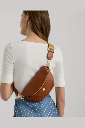 Ralph Lauren Riñonera de piel Marcy