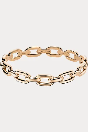 Ralph Lauren Pulsera con cadenas de oro rosa