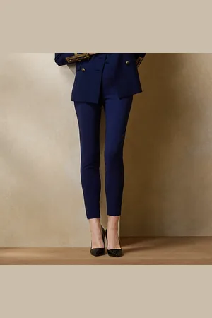 Ralph Lauren Pantalón Annie de lana elástica